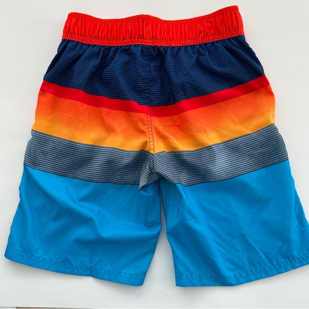 SOLD Gerry Colorblock Back Elastic Boxer Style Liner Swim BoardTrunks Size S 7/8 - Picture 9 of 11